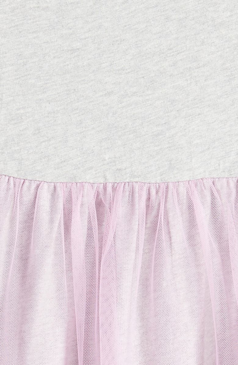 Tucker + Tate Kids' Tiered Mesh Skirt Cotton Dress, Alternate, color,