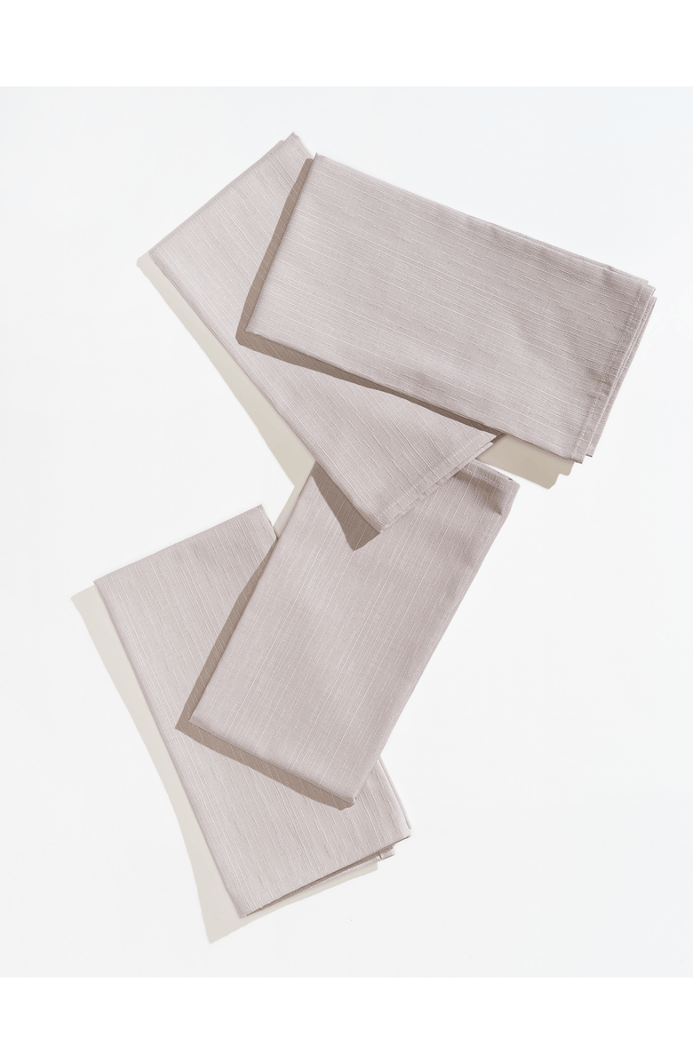 Tortuga Forma Sabi Formal Dinner Napkins Set of 4, Main, color, Gris