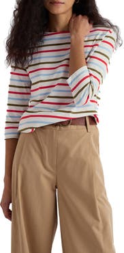 Seasalt Cornwall Sailor Stripe Organic Cotton Top