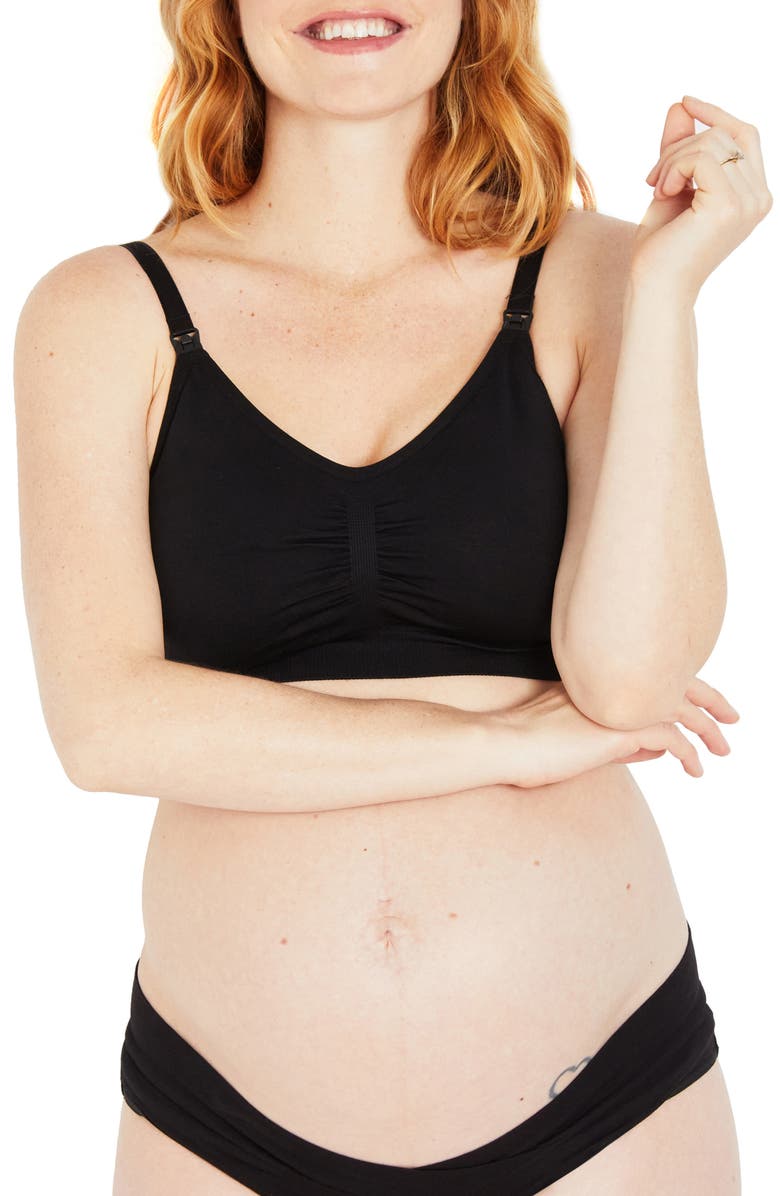 MOTHERHOOD MATERNITY Full Coverage Seamless Maternity/Nursing Bra, Main, color, 