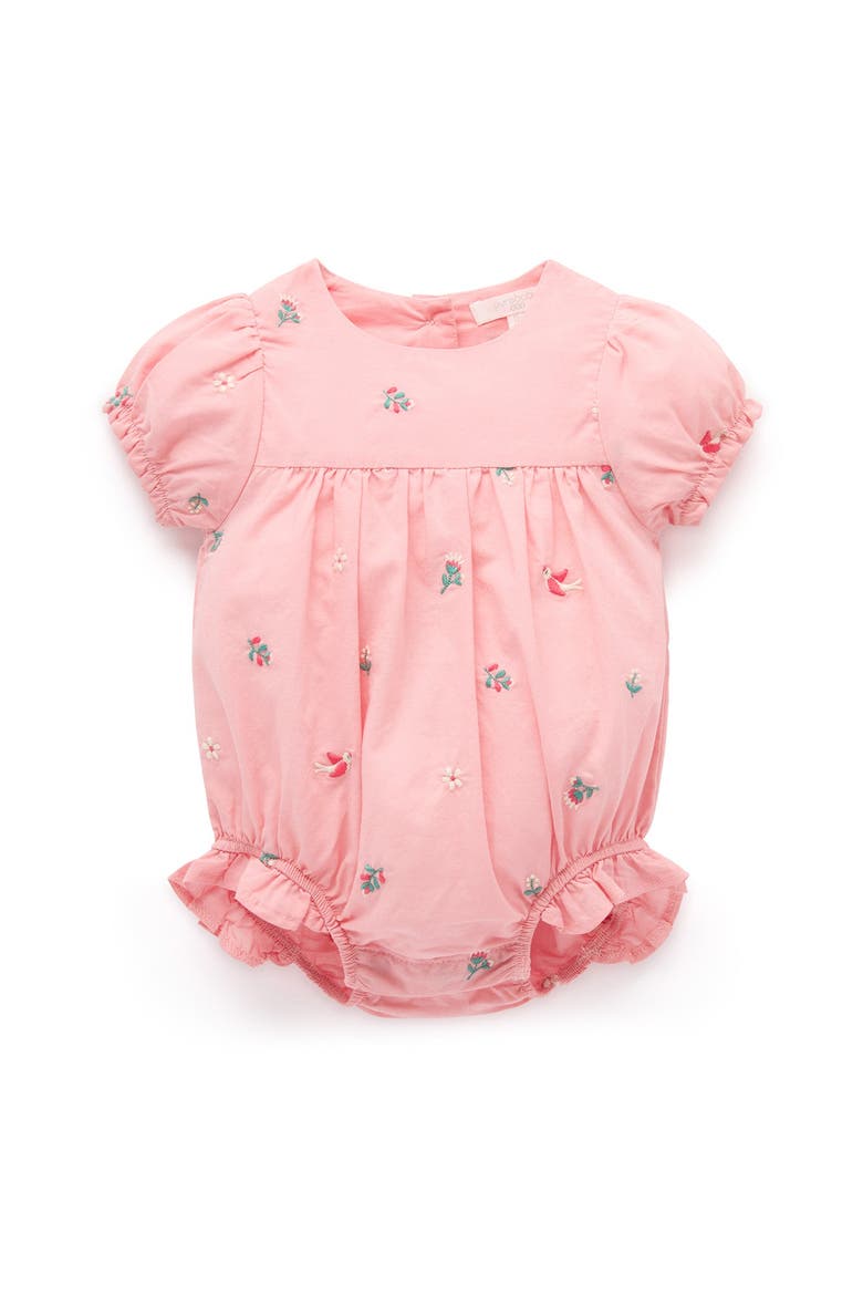 Embroidered Floral Bodysuit, Main, color, Swallow Broderie