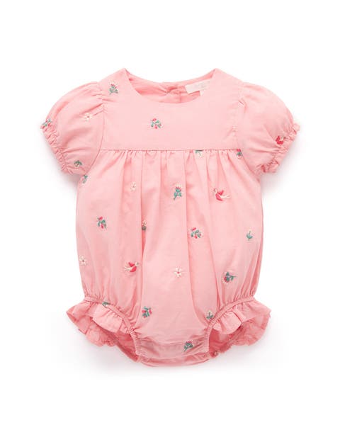 Embroidered Floral Bodysuit