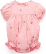 Purebaby Embroidered Floral Bodysuit