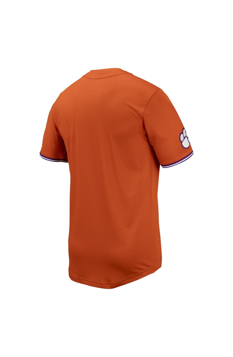 Nike Men's Nike Orange Clemson Tigers Replica Full-Button Baseball Jersey, Alternate, color, Orange