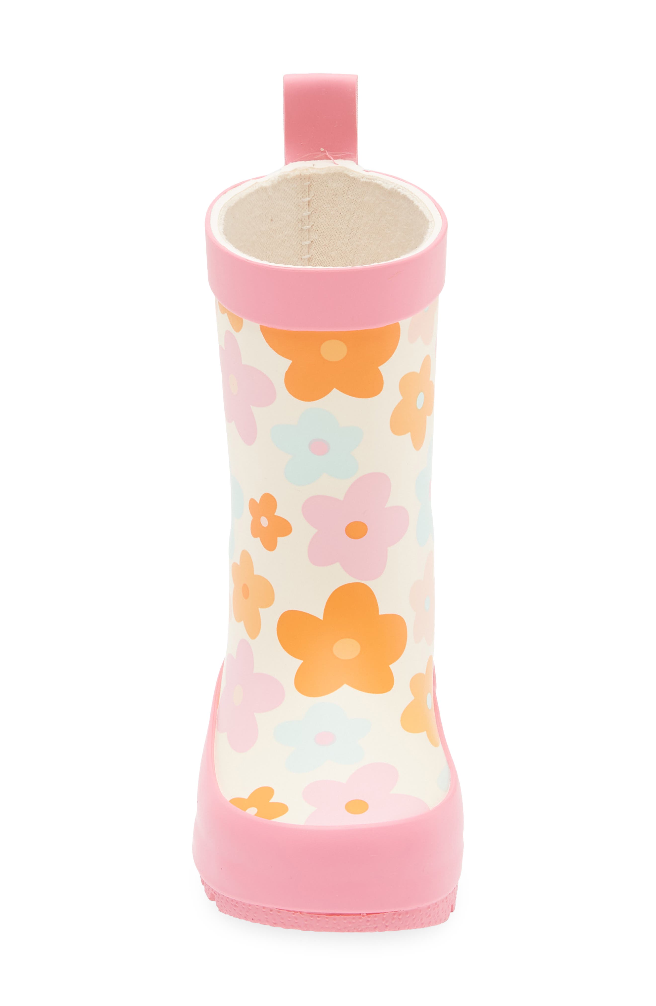 Harper Canyon Kids' Audra Flower Rain Boot, Alternate, color, Pink Floral