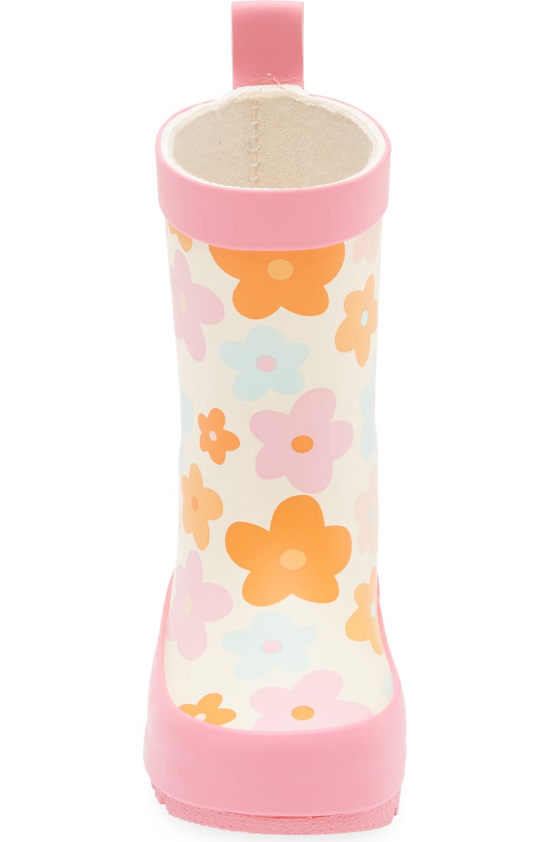 Harper Canyon Kids' Audra Flower Rain Boot, Alternate, color, Pink Floral