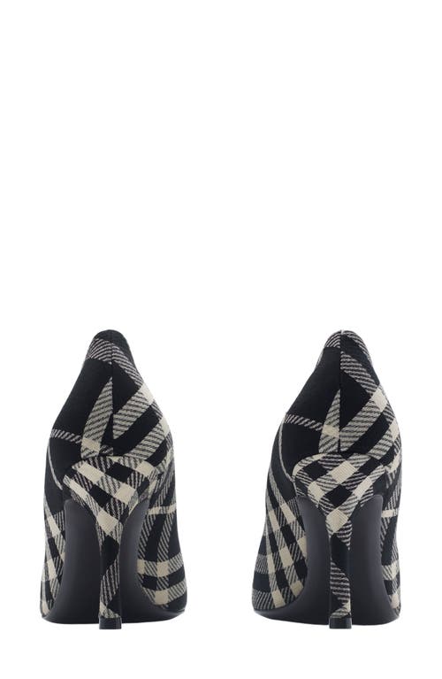 Burberry Baby Check Knit Pump