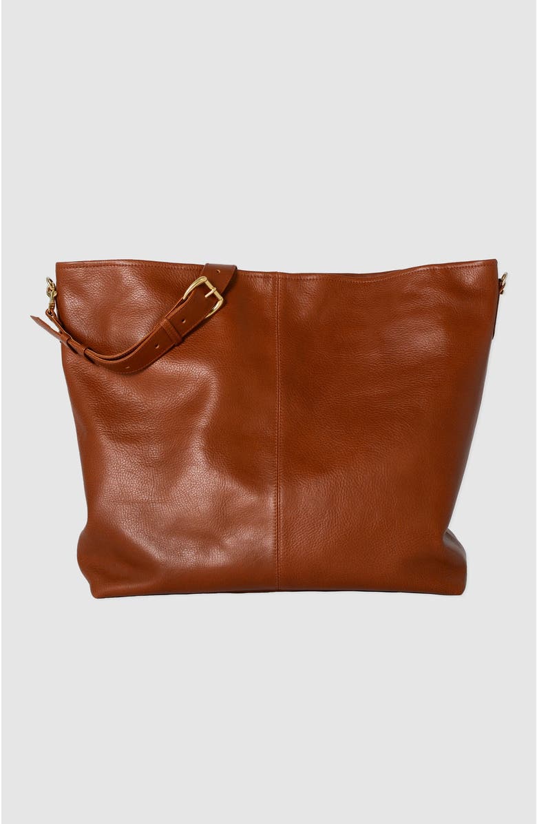 TAH Charlee Oversized Slouchy Tote, Main, color, Whiskey