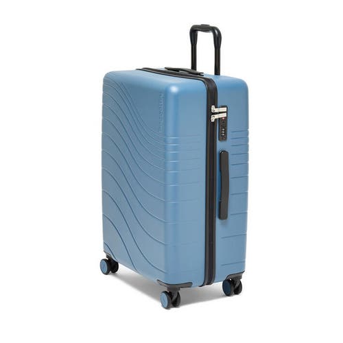 Baggallini Set Wave 26 In. 4 Wheel Hardside Luggage In Mist Hardside