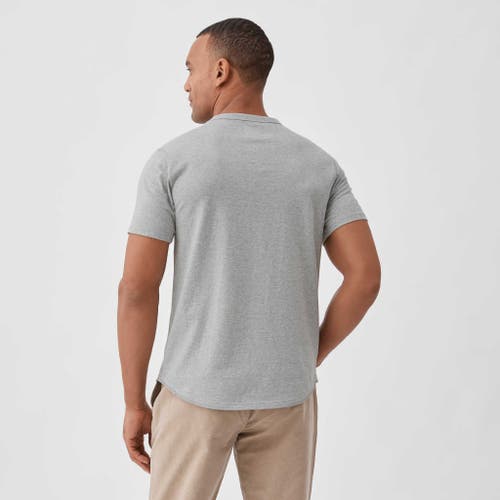 Surfside Supply Co. Salty Scoop Jersey Tee In Heather Grey