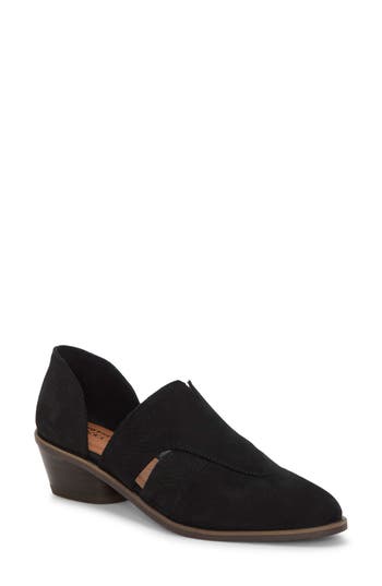Lucky Brand Women's Minnsy Cutout Low-heel Shooties In Black
