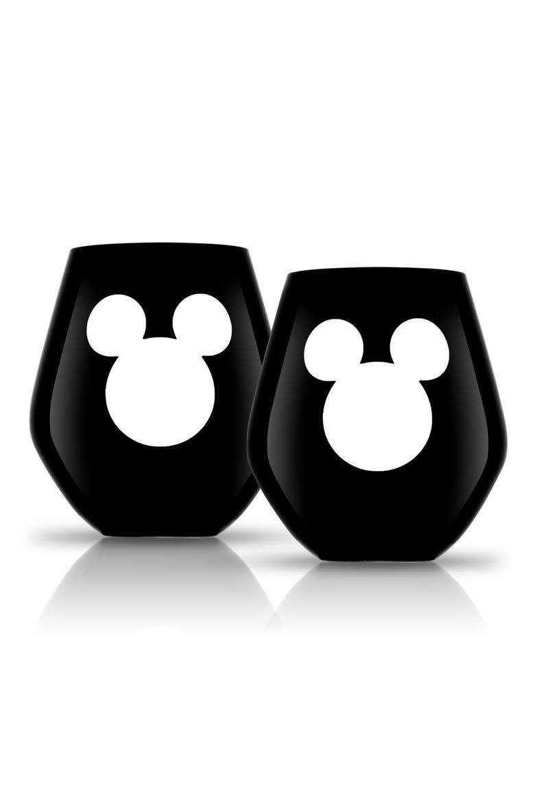 Set of 2 Disney® Stemless Wine Glasses, Main, color, NO COLOR