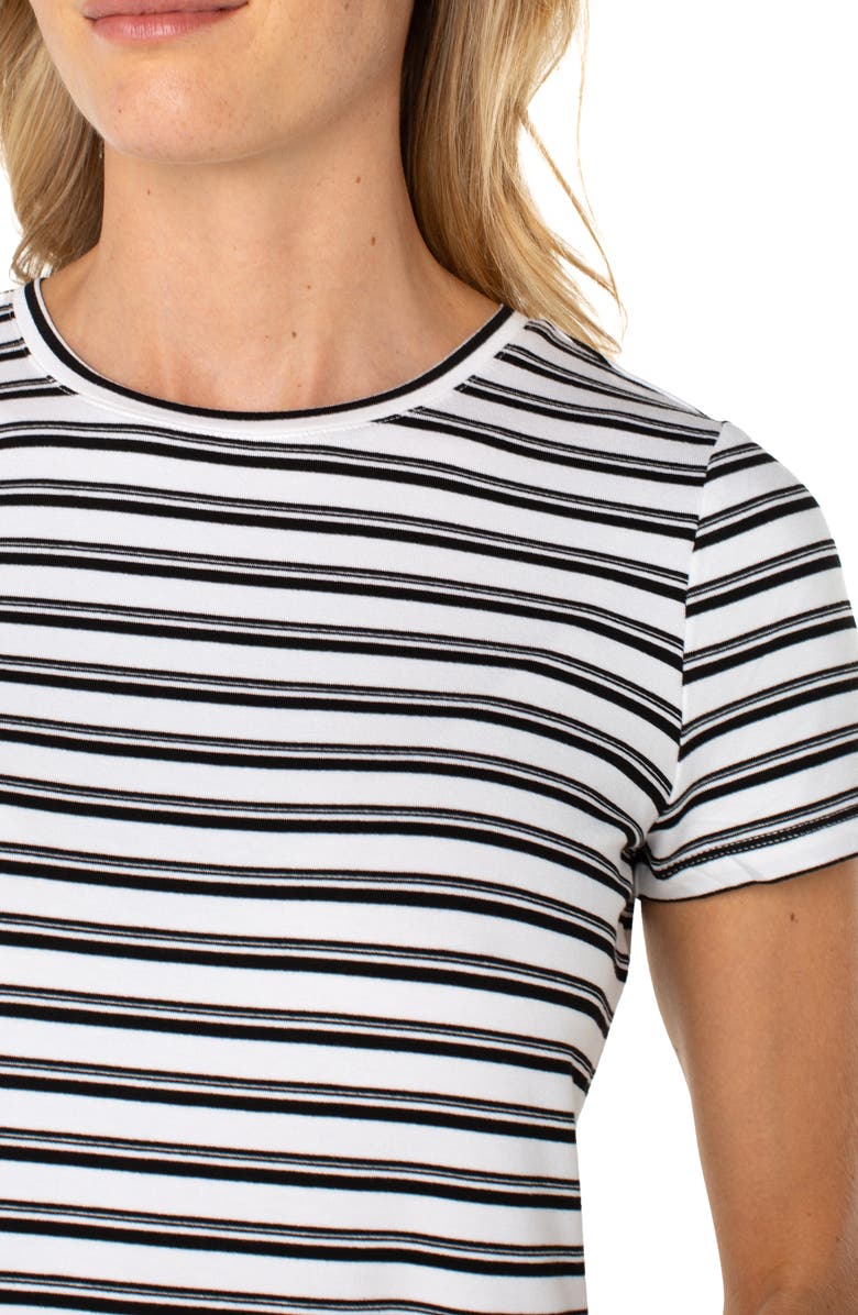 Liverpool Stripe French Terry T-Shirt, Alternate, color, White Black Vintage Stripe