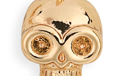 Leith Skeleton Drop Earrings In Gold