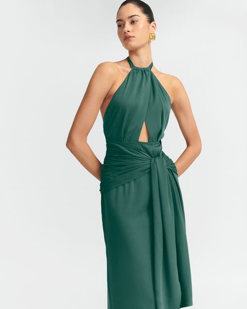 St Mrlo Nessie Midi Dress In Green