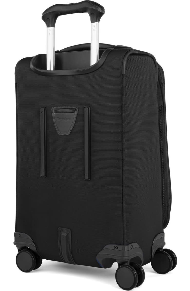 TRAVELPRO Versapack + Lightweight Softside Expandable 21" Carry On Spinner Luggage, Alternate, color, Black