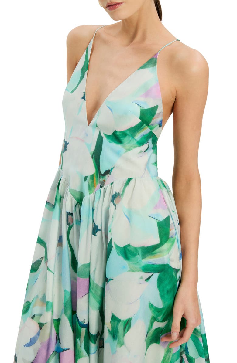 Bardot Arletha Floral Maxi Dress, Alternate, color, Green Floral