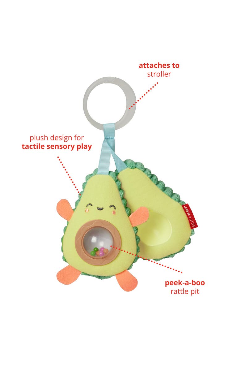 Skip Hop Farmstand Avocado Stroller Toy, Alternate, color, Green