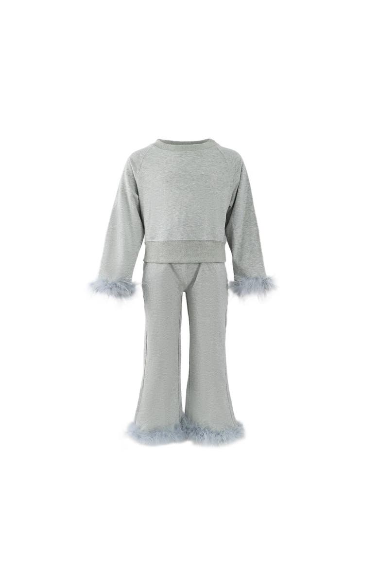 Lola + The Boys Feather Athletic Set, Main, color,