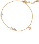 Girls Crew Butterfly Meadow Anklet