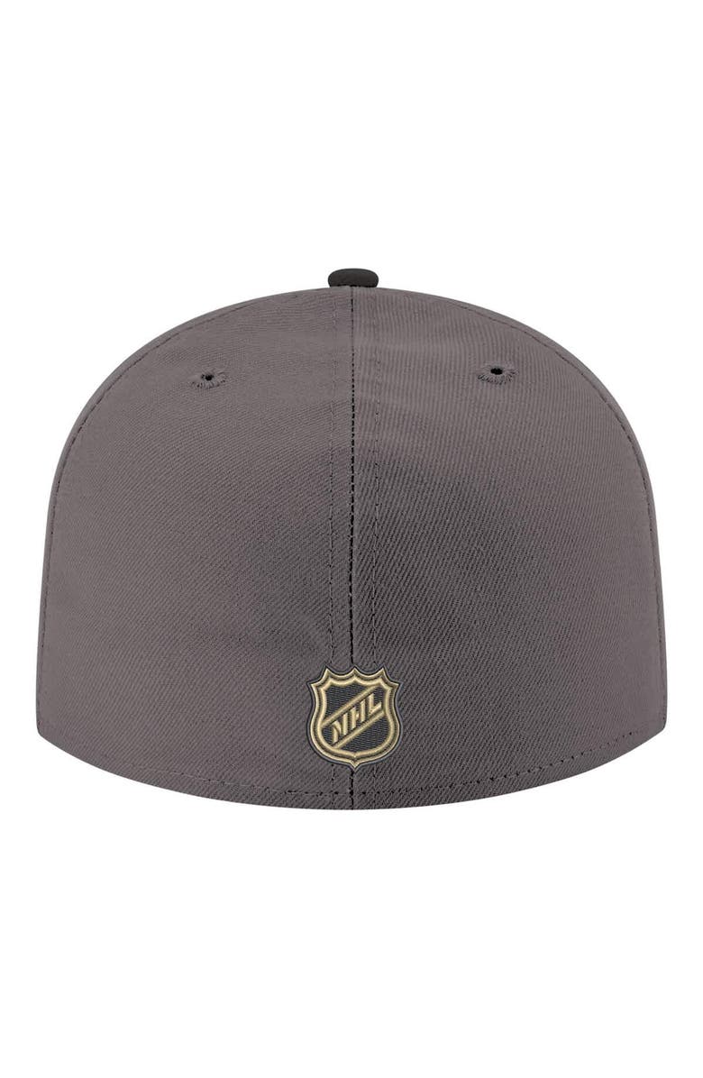 New Era Men's New Era  Gray Vegas Golden Knights Core Logo Two-Tone 59FIFTY Fitted Hat, Alternate, color, Gray