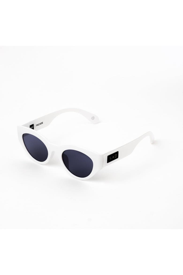 Facade Sunglasses, Alternate, color, Anti Flash White