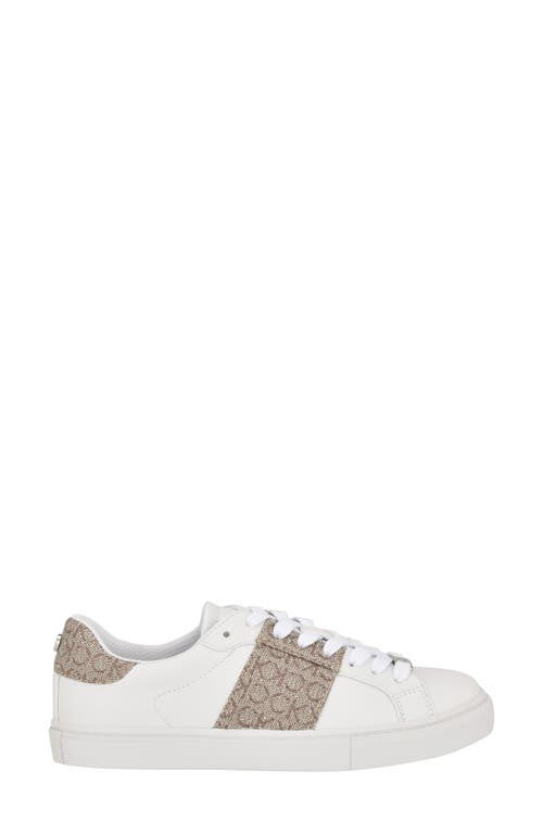 Calvin Klein Gwena 2 Sneaker In White/almond