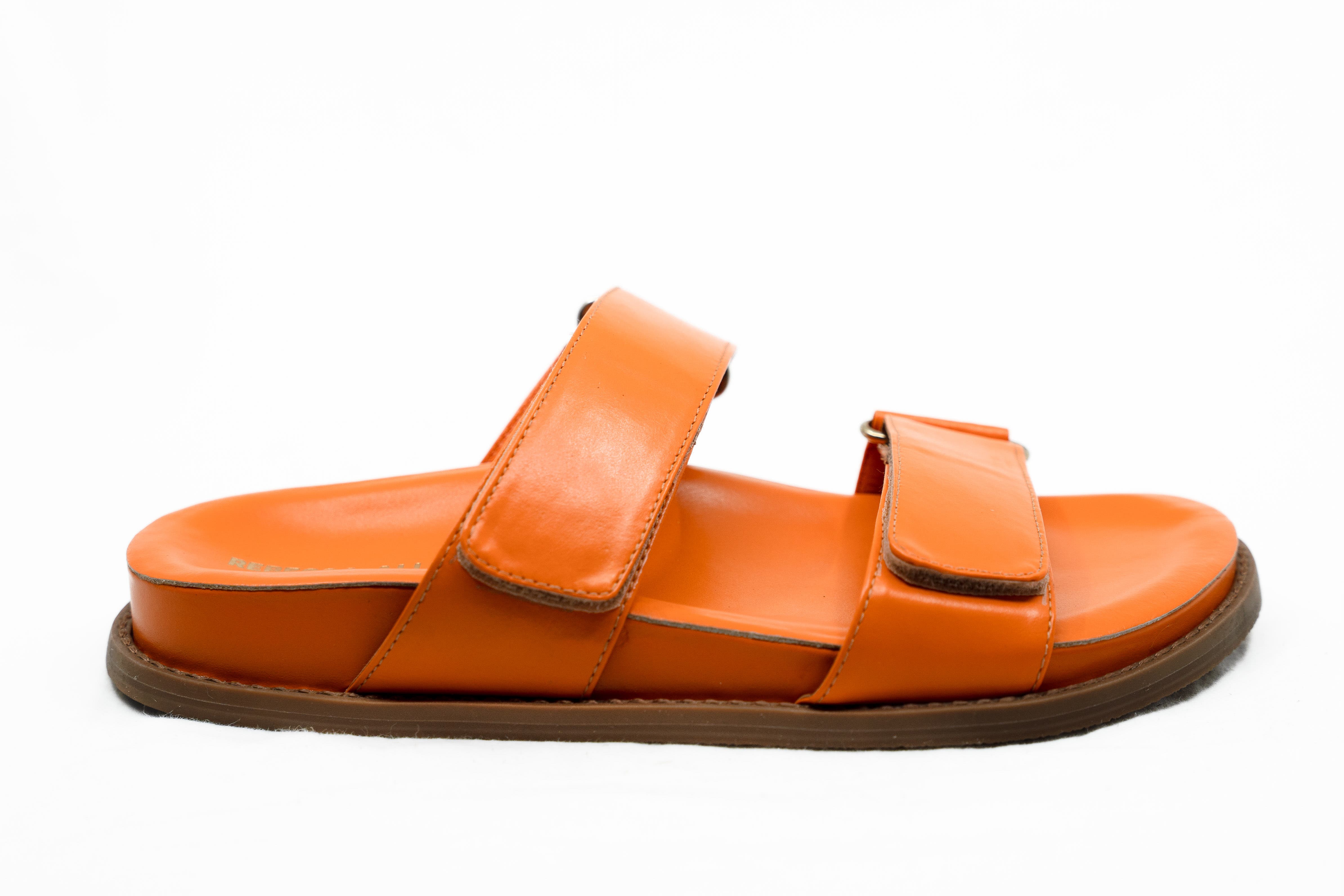 The Bleecker Two Strap Sandal, Alternate, color, Orange