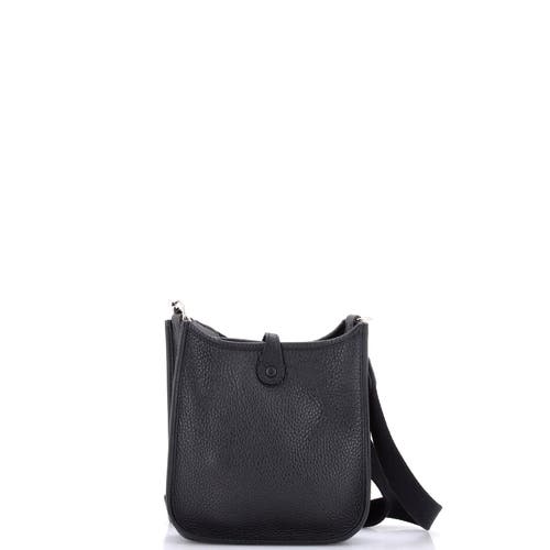 Pre-owned Hermes  Hermes Evelyne Bag Gen Iii Clemence Tpm In Black