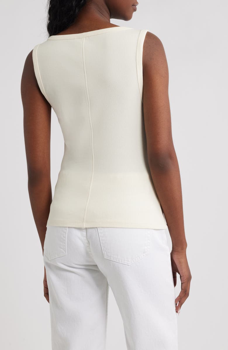 & Other Stories Rib Tank, Alternate, color, White Dusty Light