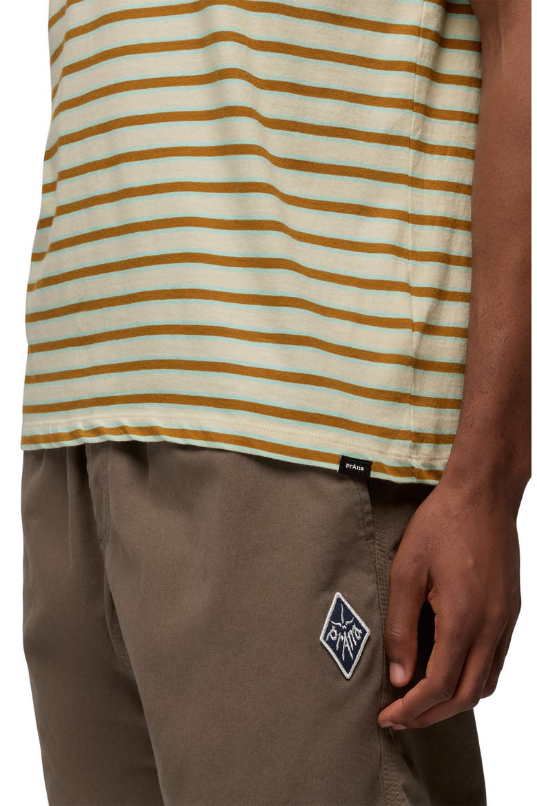 Everyday Short Sleeve Regenerative Organic Cotton T-Shirt, Alternate, color, BEACH PEBBLE STRIPE