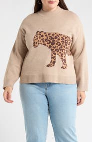 SUGARLIPS Jazara Leopard Sweater