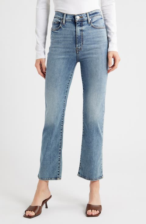 Le Sleek High Waist Ankle Straight Leg Jeans (Everywhere)