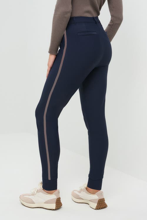 Anatomie Cozy Juniper Fleece Lined Jogger Pant In Blue