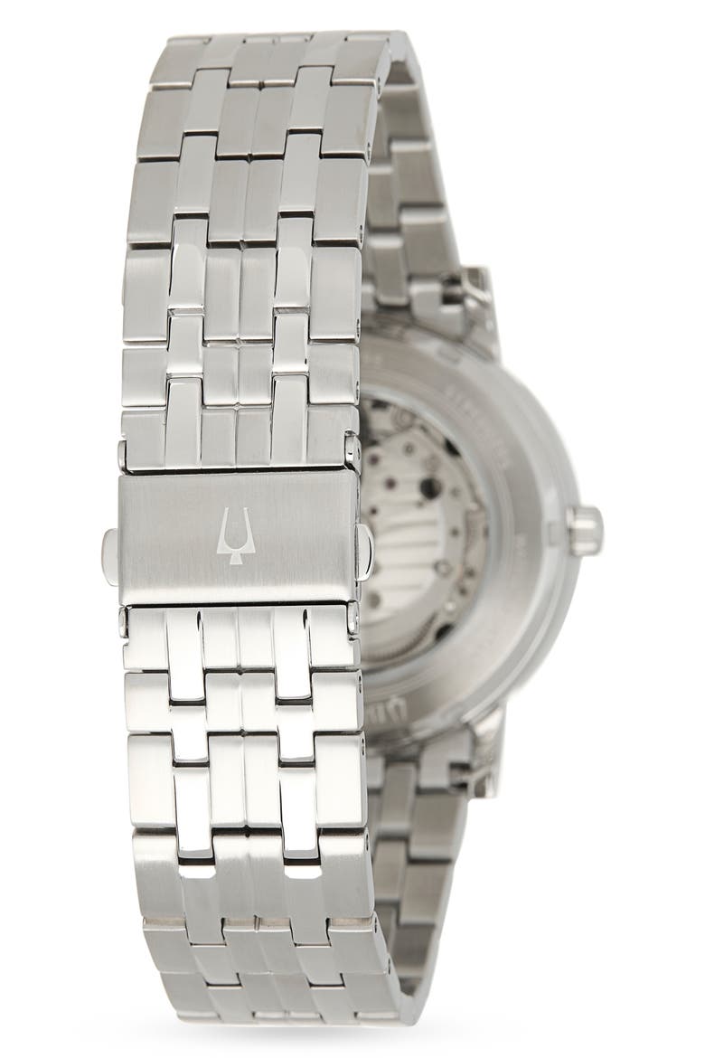 Classic Automatic Bracelet Watch, 42mm, Alternate, color, SILVER