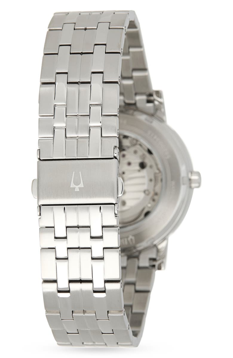 BULOVA Classic Automatic Bracelet Watch, 42mm, Alternate, color, Silver