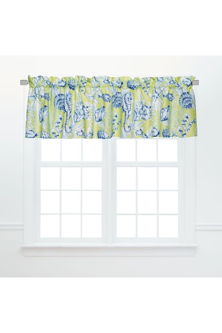 Fenwick Isle Single Valance, Main, color, Green