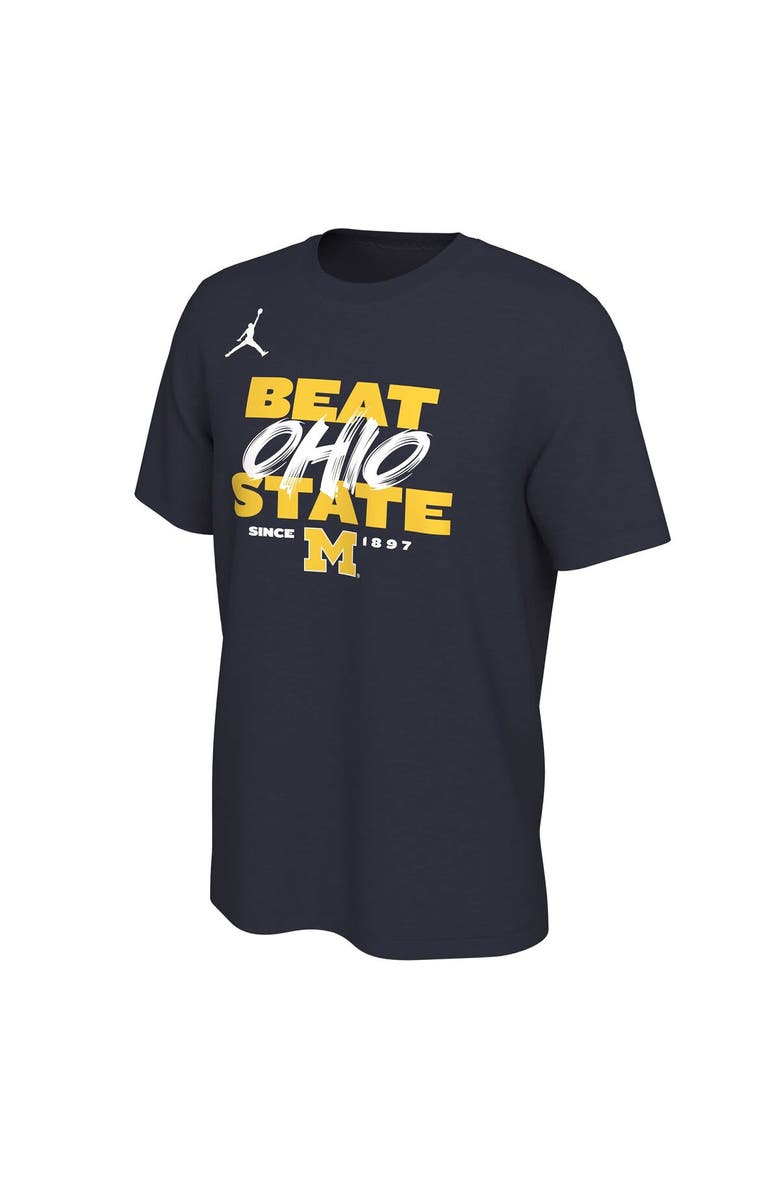 Jordan Brand Men's Jordan Brand Navy Michigan Wolverines Michigan-Ohio State Rivalry T-Shirt, Alternate, color, 