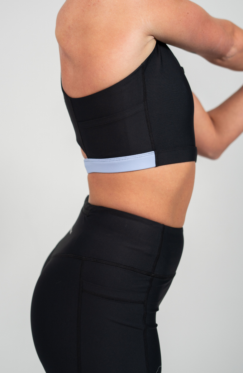 Cooldown Katherine Sports Bra, Alternate, color, Black