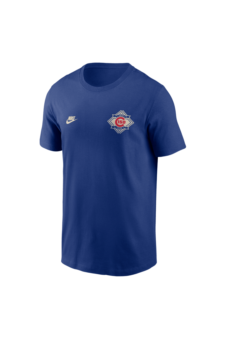 Men's Nike  Royal Chicago Cubs 150th Anniversary T-Shirt, Alternate, color, Royal