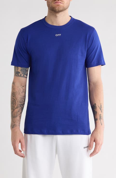 半袖SHIRTS-OFFWHITE Naptime Off White Solid Casual Half Sleeves Round Neck Men Boxy T
