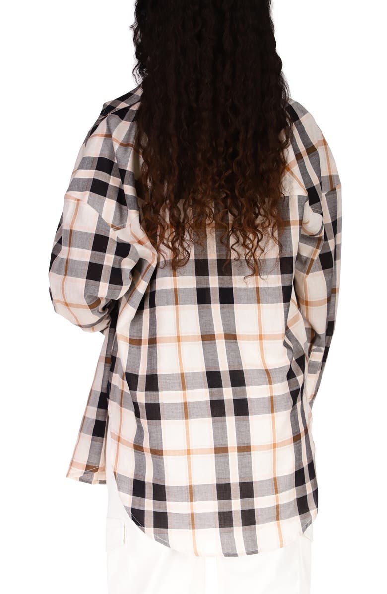Sanctuary Plaid Tunic Shirt, Alternate, color, 