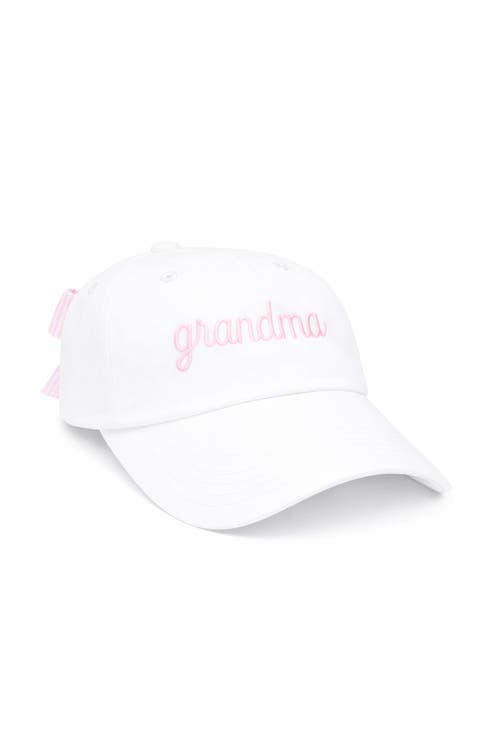 Women's Grandma Bow Baseball Hat