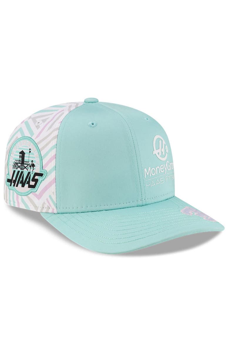 New Era Men's New Era Kevin Magnussen Black Haas F1 Team 2025 Miami Grand Prix Driver Number 9SEVENTY Adjustable Hat, Main, color, 