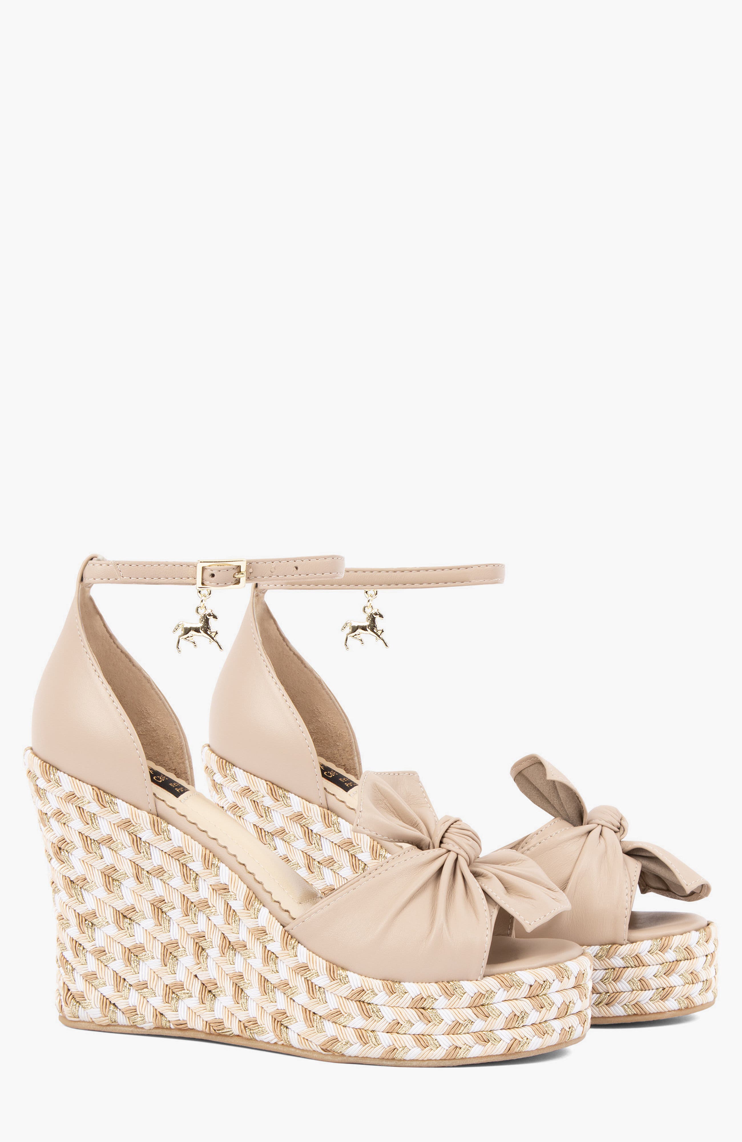 Golden Breeze Wedge Sandals, Alternate, color, Beige