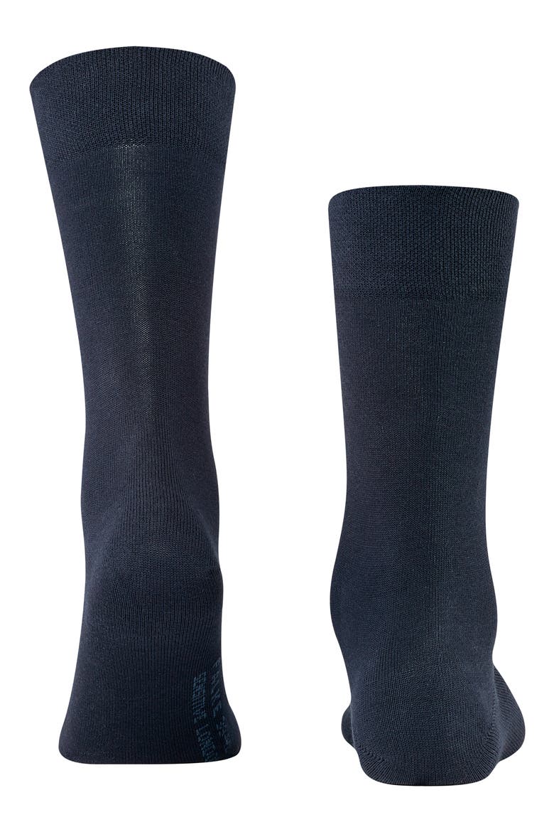Sensitive London Cotton Blend Socks, Alternate, color, DARK NAVY