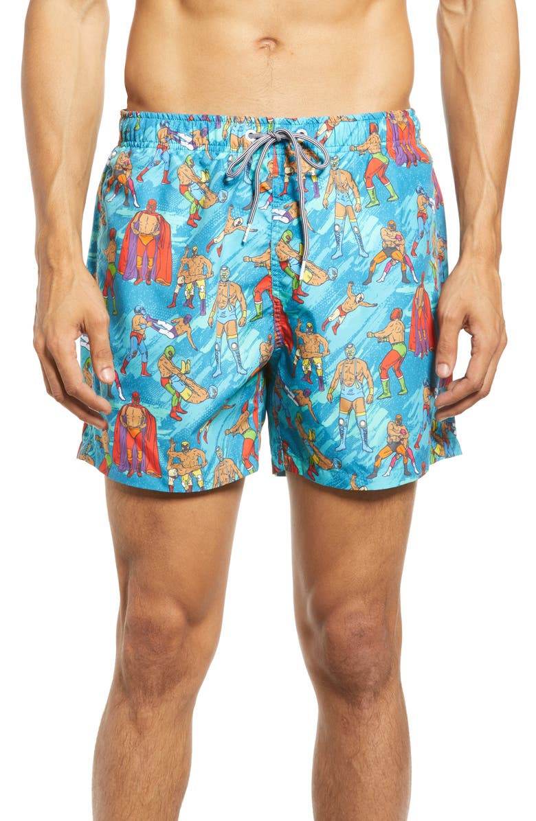 Boardies Mexican Wrestlers Swim Trunks, Main, color, 