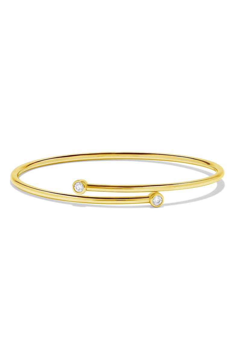 H.J. Namdar 14K Gold Diamond Bypass Bangle Bracelet - 0.20ct., Main, color, Yellow Gold