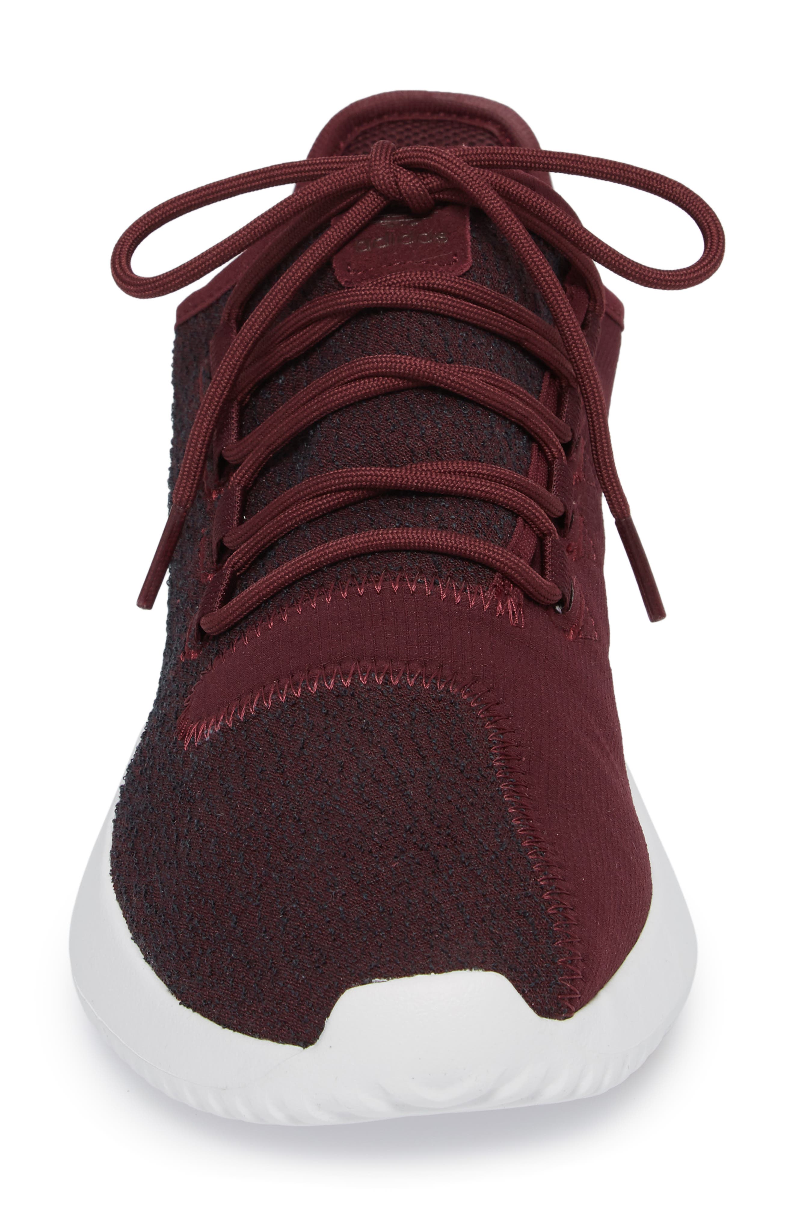 Tubular Shadow Sneaker, Alternate, color, MAROON / VAPOUR GREY/ WHITE