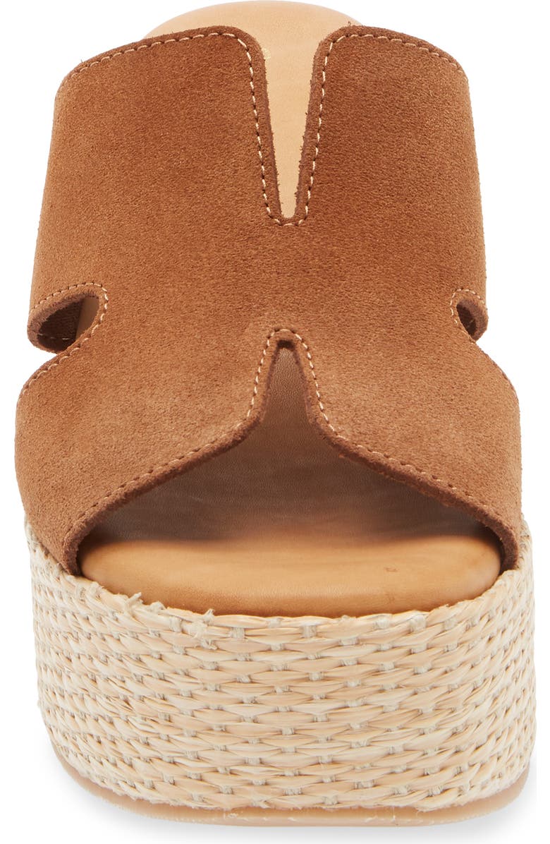 Chocolat Blu Jamie Platform Wedge Sandal, Alternate, color, Cinnamon Suede